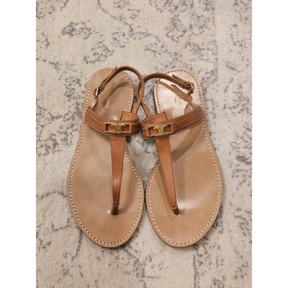 Authentic Celine Sandals Size 39 - Picture 2 of 5